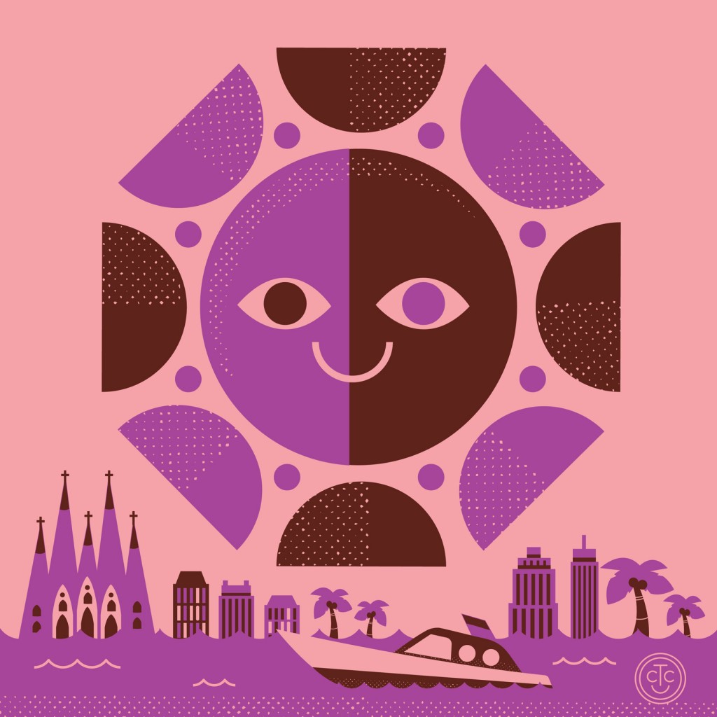 SUNday SUN No. 009 by Tad Carpenter