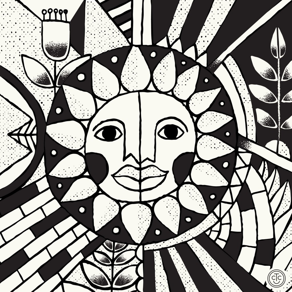 SUNday SUN No. 017 by Tad Carpenter