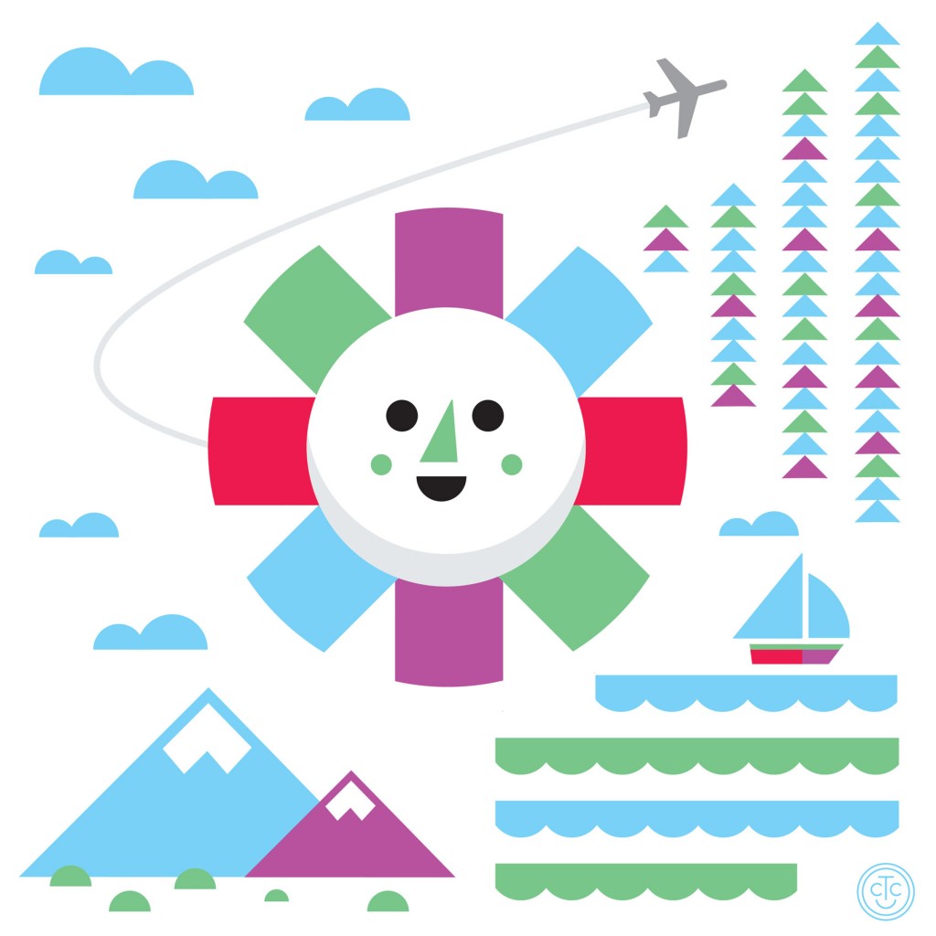 SUNday SUN No. 018 by Tad Carpenter