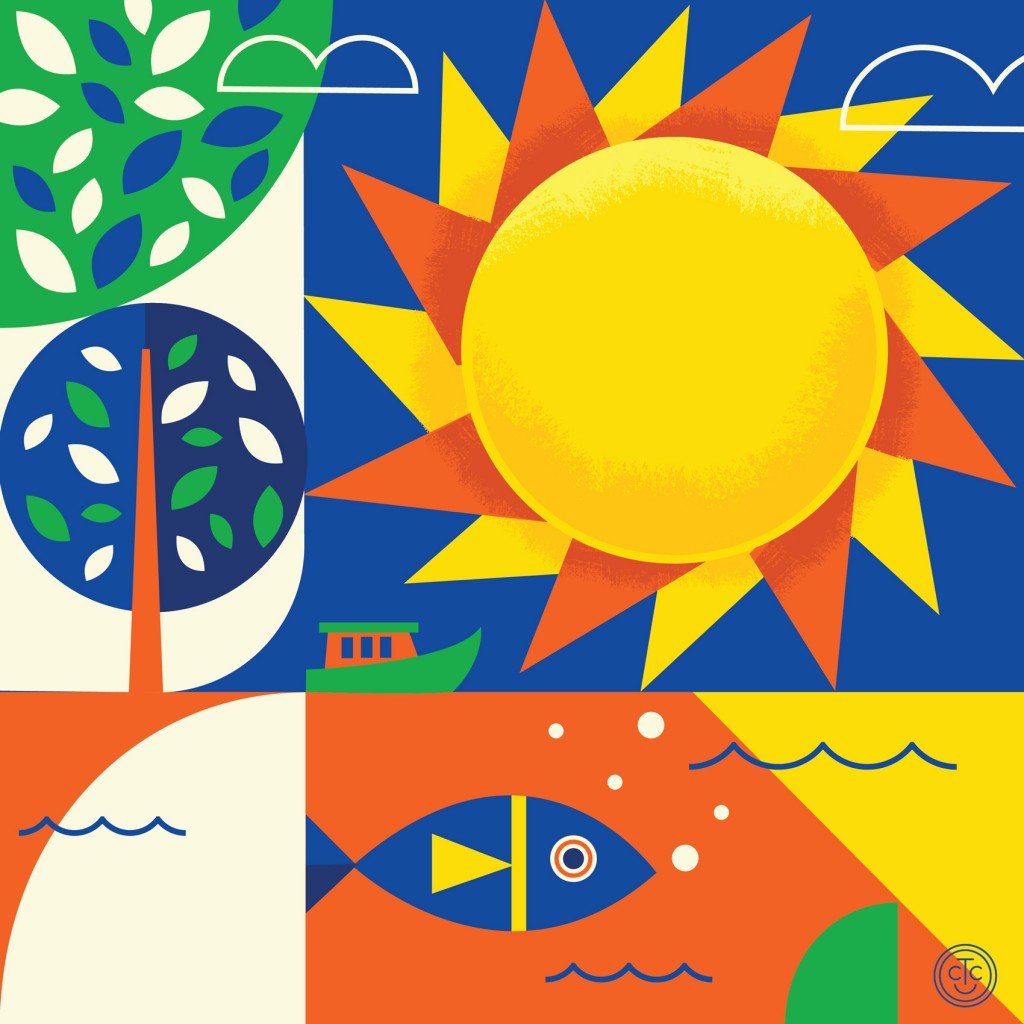 SUNday SUN No. 020 by Tad Carpenter