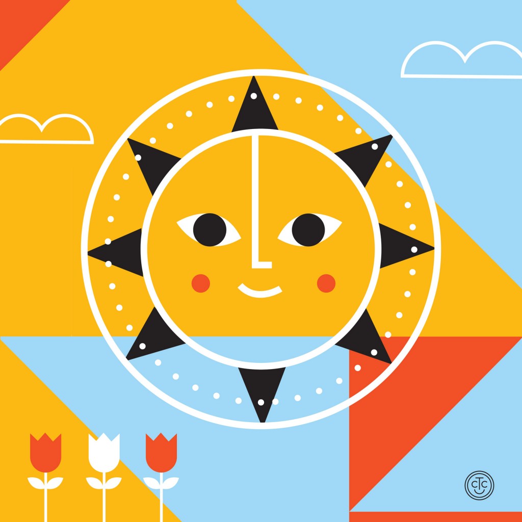 SUNday SUN No. 028 by Tad Carpenter