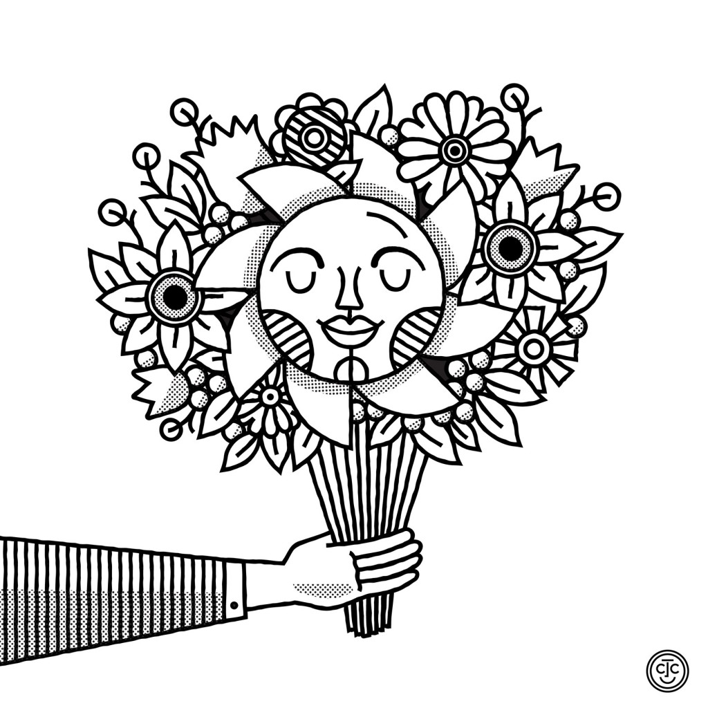 SUNday SUN No. 118 by Tad Carpenter