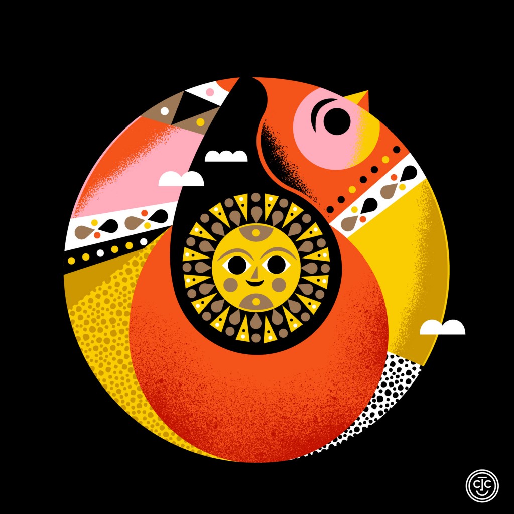 SUNday SUN No. 140 by Tad Carpenter