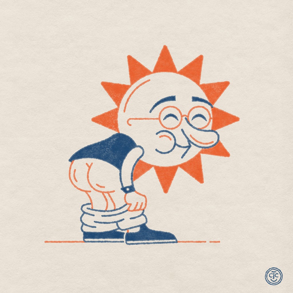 SUNday SUN No. 292 by Tad Carpenter