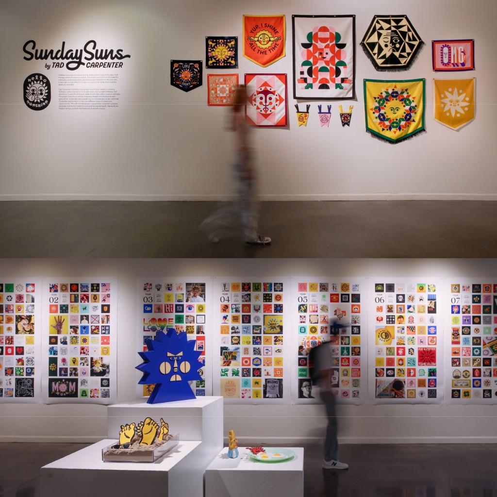 Sunday Suns 10 Year Exhibition 02 by Tad Carpenter